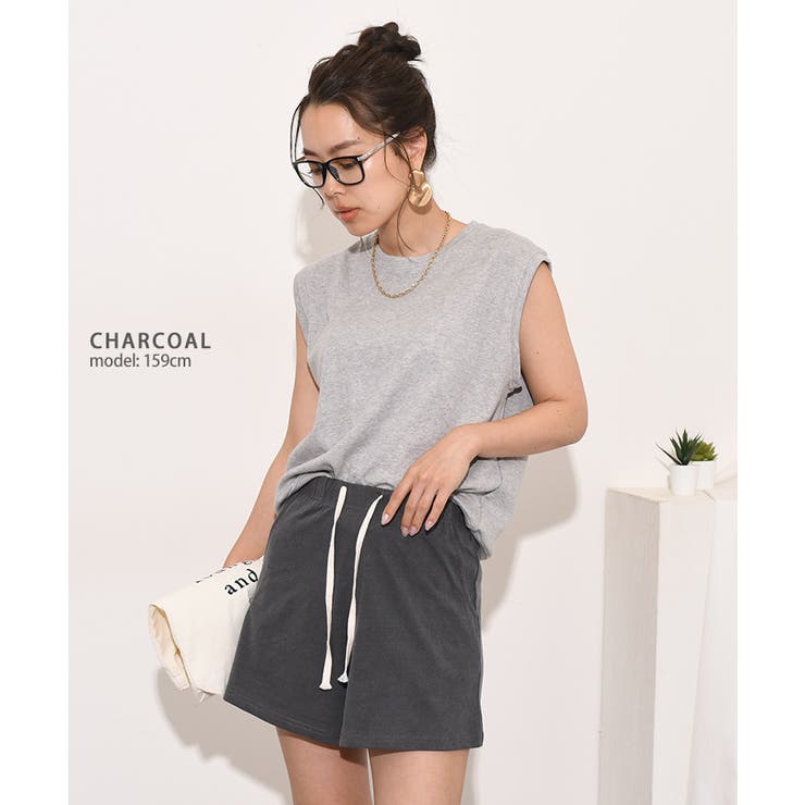 ショートパンツ レディース 薄手[品番：JOKW0014253]｜REAL