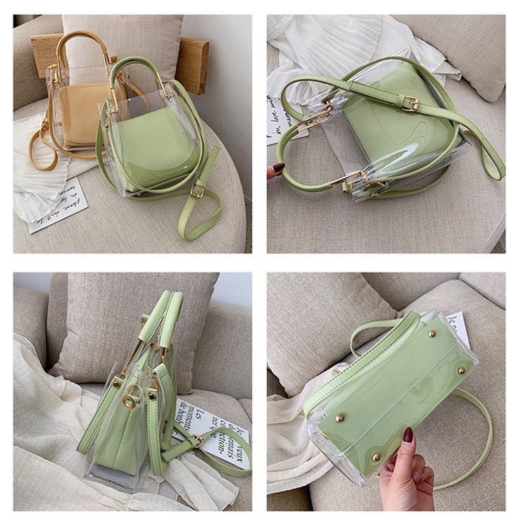 クリアバッグ ショルダー 痛バ[品番：JOKW0014378]｜REAL STYLE