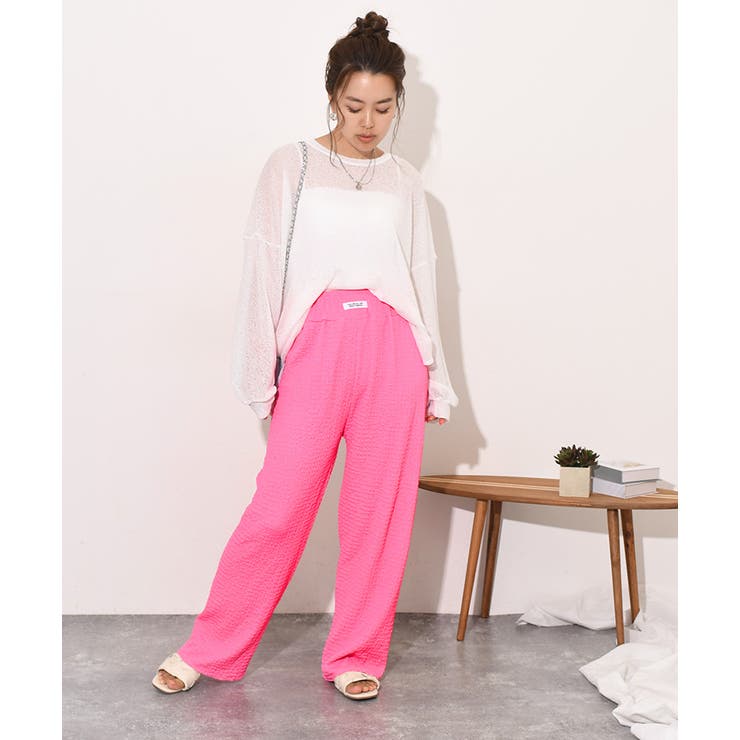 ワイドパンツ レディース 夏[品番：JOKW0014389]｜REAL STYLE（リアル