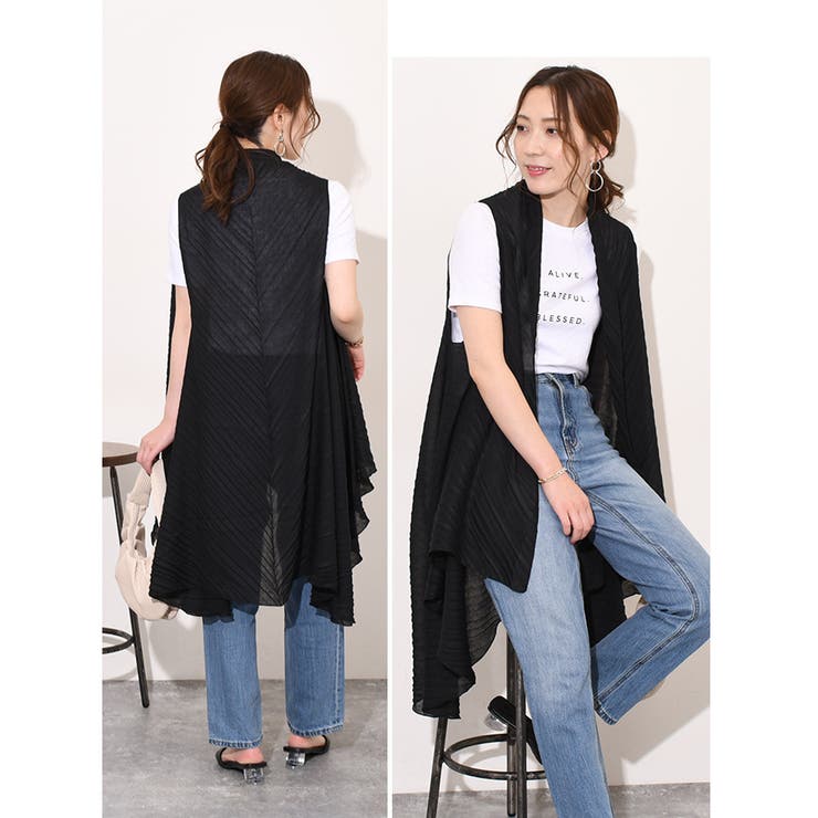 ストール ジレ レディース[品番：JOKW0012609]｜REAL STYLE