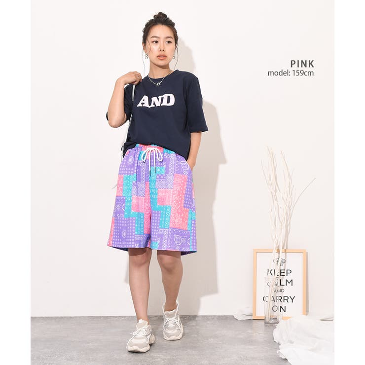 ハーフパンツ レディース 膝丈[品番：JOKW0014460]｜REAL STYLE