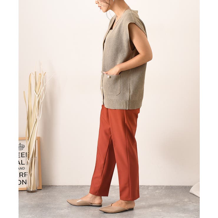 ニットベスト レディース 春[品番：JOKW0014468]｜REAL STYLE