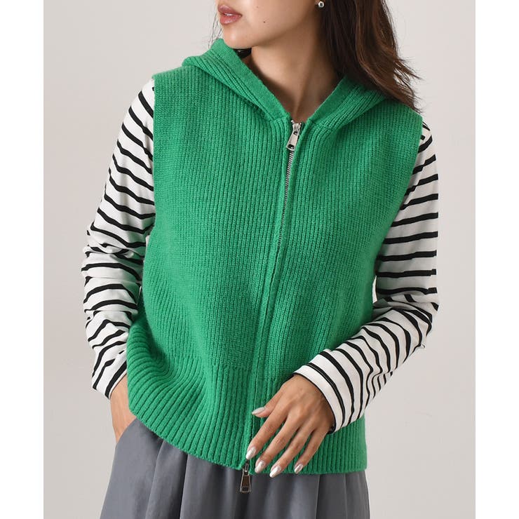 ニット ベスト レディース[品番：JOKW0014597]｜REAL STYLE