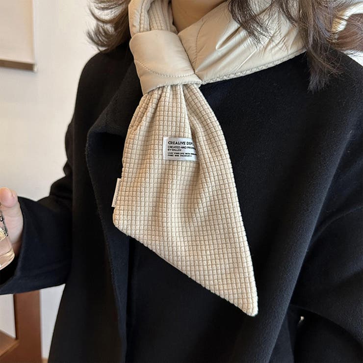 価格は安く マフラー レディース STYLE 白[品番：JOKW0014715]｜REAL 小物