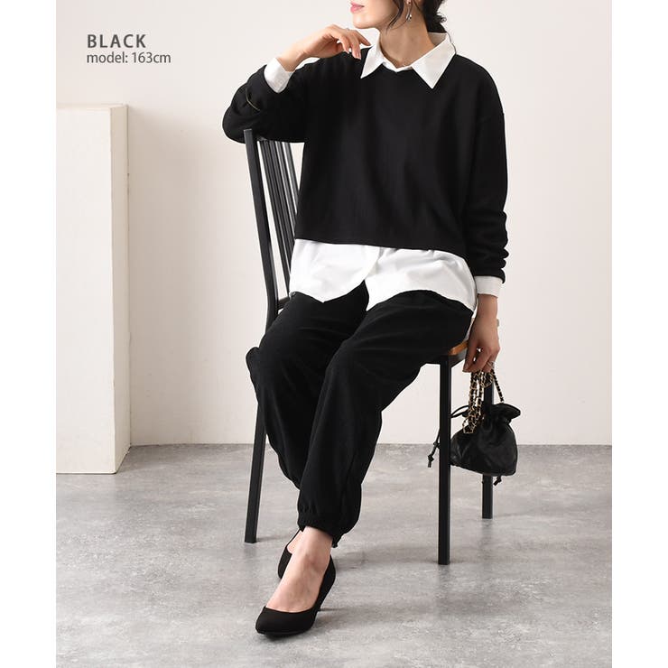 ブラック】ジョガーパンツ レディース 秋[品番：JOKW0014730]｜REAL