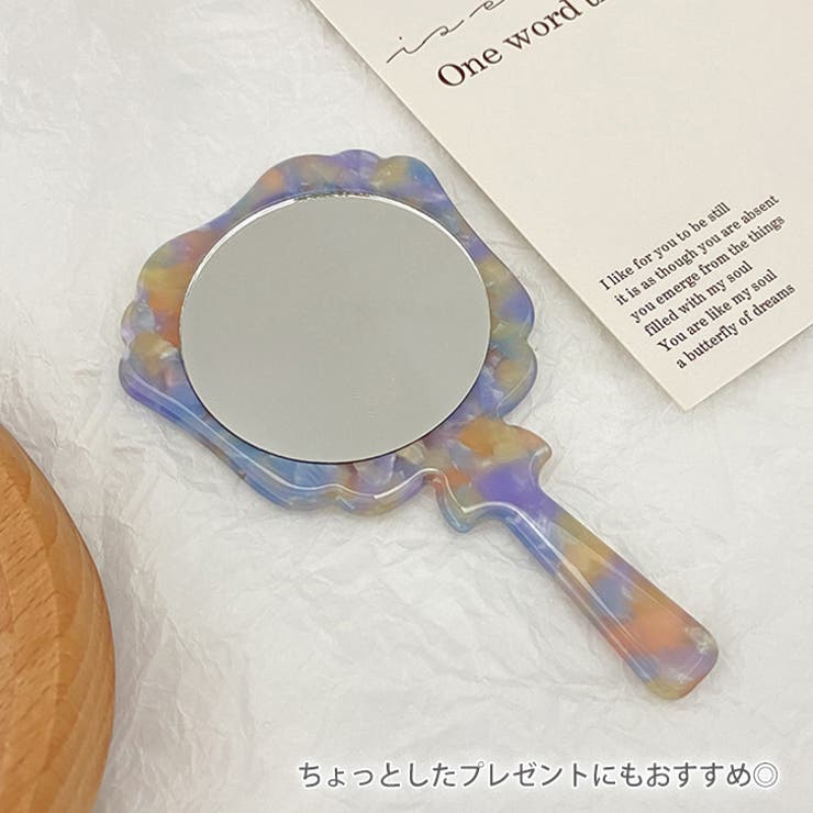 ハンドミラー 手鏡 おしゃれ[品番：JOKW0015148]｜REAL STYLE（リアルスタイル）｜レディース｜Shoplist
