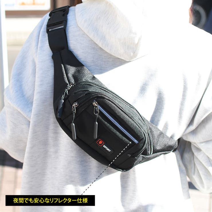 ボディバッグ ウエストポーチ メンズ[品番：JOKW0015146]｜REAL