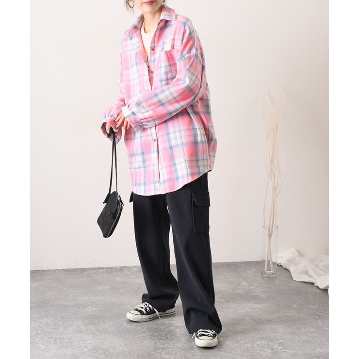 数量限定セール  シャツ STYLE チェック柄[品番：JOKW0015198]｜REAL レディース レディースウェア
