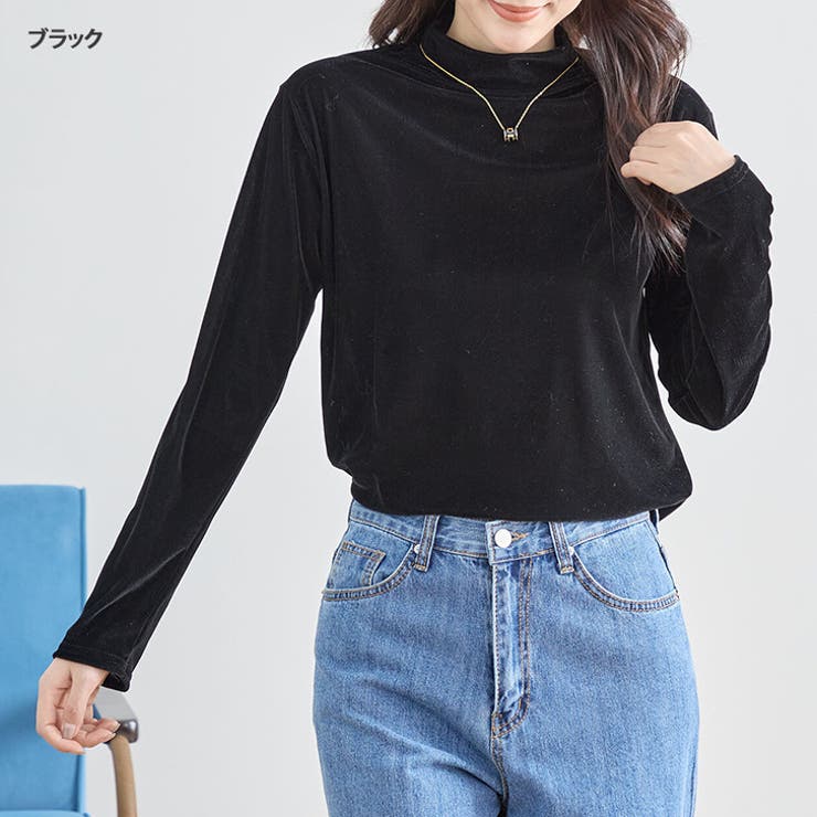 ベロア トップス レディース[品番：JOKW0016265]｜REAL STYLE