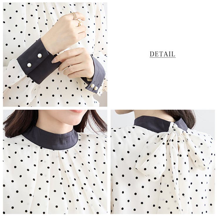 ブラウス レディース 長袖[品番：JOKW0016277]｜REAL STYLE（リアル