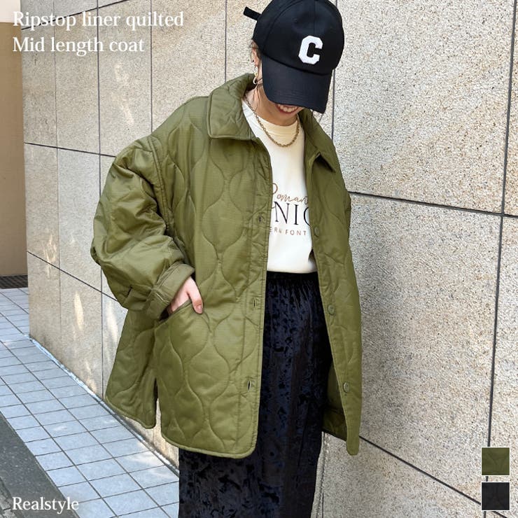 コート レディース キルティング[品番：JOKW0016287]｜REAL