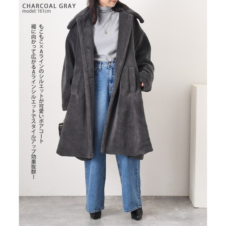 コート レディース ボア[品番：JOKW0016305]｜REAL STYLE（リアル 