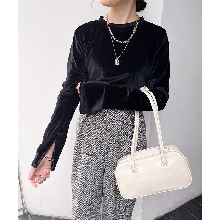 ベロア トップス レディース[品番：JOKW0016378]｜REAL STYLE（リアル