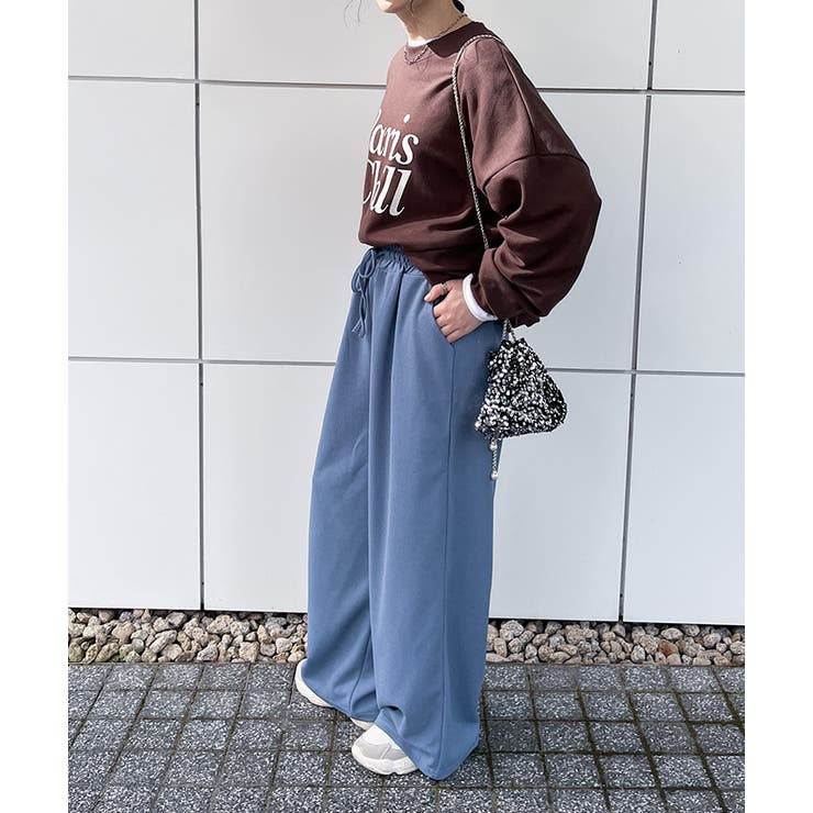 COZY RHIEN STONEワイドパンツ M ワイドパンツ レディース 秋[品番：JOKW0016419]｜REAL STYLE