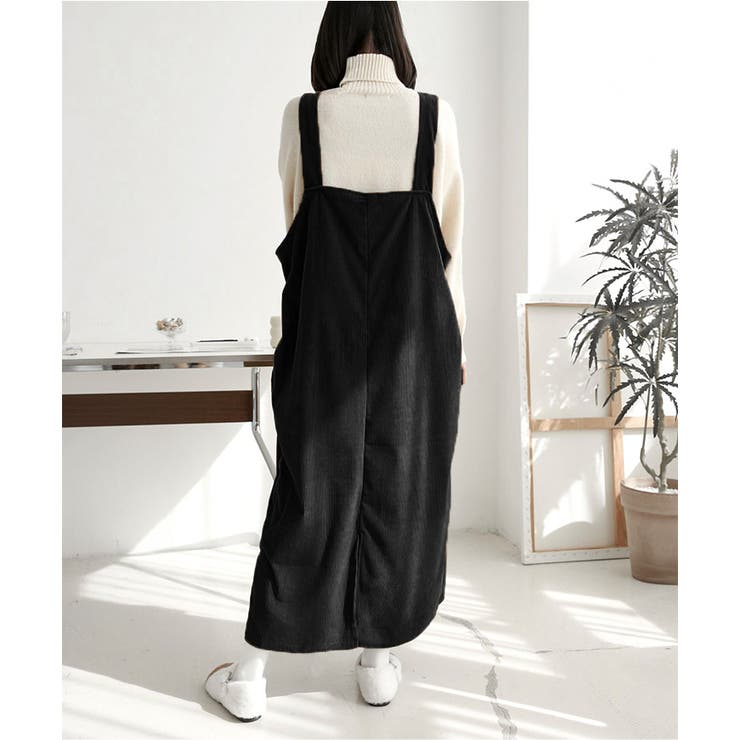 ジャンパースカート ロング マキシ[品番：JOKW0016509]｜REAL STYLE