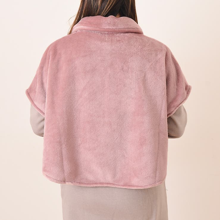 René グレー ピンク ポンチョ René グレー ピンク ポンチョ René グレー ピンク ポンチョ