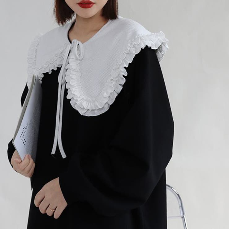 付け襟 つけ襟 フリル[品番：JOKW0016630]｜REAL STYLE（リアル