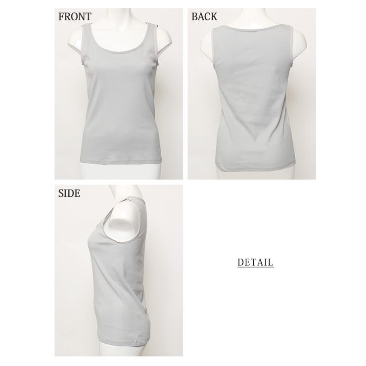 タンクトップ レディース 綿100％ | REAL STYLE | 詳細画像7 