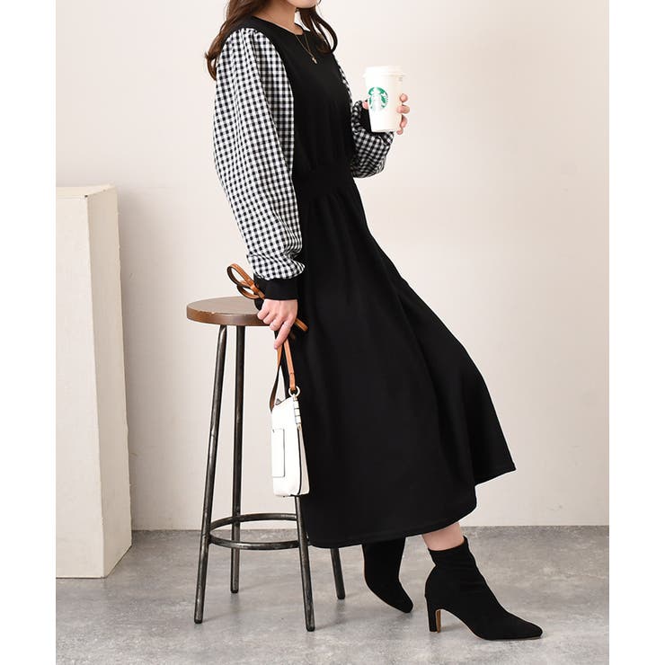 現行　極美品　極希少　ADEAM 　2024　オールレザー　ワンピース　黒 KU4614EW13775_fw_thumbM.jpg
