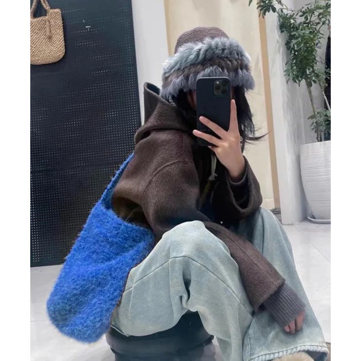 ショルダーバッグ トートバッグ ニットバッグ[品番：JOKW0016681