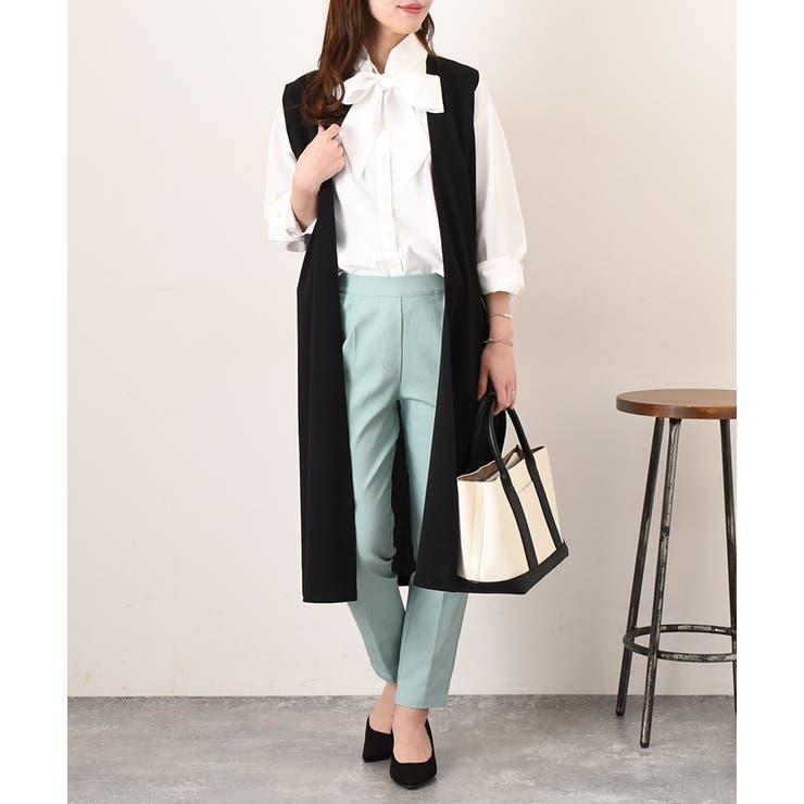 テーパードパンツ レディース ストレッチ[品番：JOKW0016679