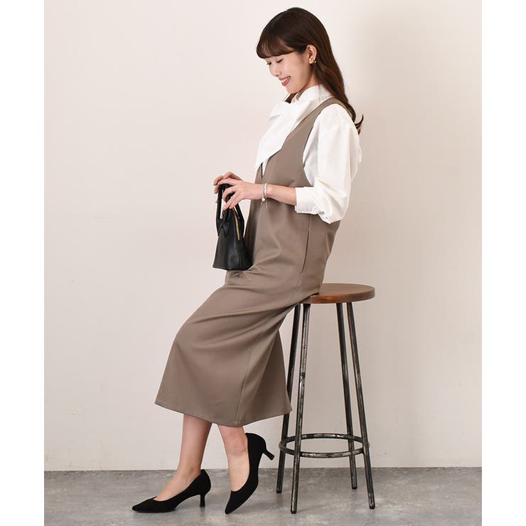 ジャンパースカート レディース ロング[品番:JOKW0016678 ジャンパースカート レディース ロング[品番:JOKW0016678