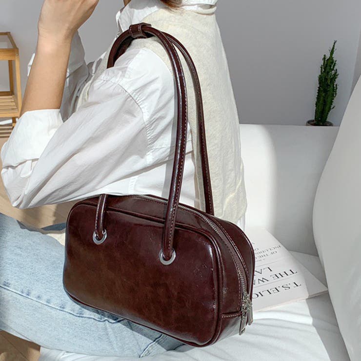 ミニボストンバッグ 横長バッグ ハンドバッグ | REAL STYLE | 詳細画像6 