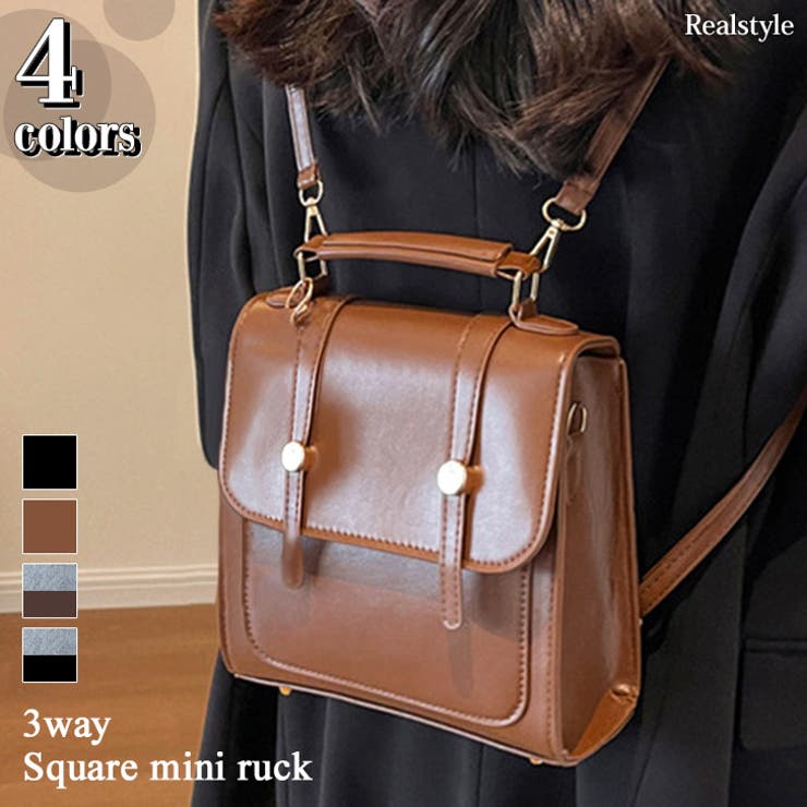 ミニリュック ショルダーバッグ レディース[品番：JOKW0015291]｜REAL STYLE（リアルスタイル）のレディース ファッション通販｜SHOPLIST（ショップリスト）