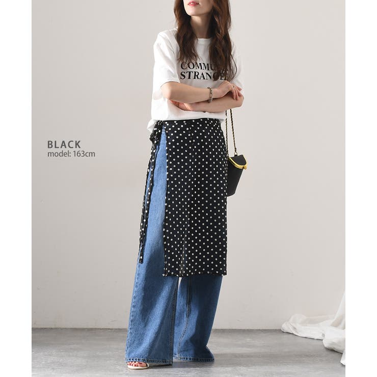 レビュー高評価の商品!の商品をすべて ラップスカート STYLE 重ね着[品番：JOKW0015287]｜REAL 巻き スカート