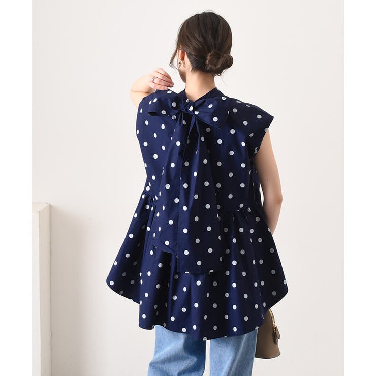 Limue ブラウス シャツ コルセット付きシャツブラウス