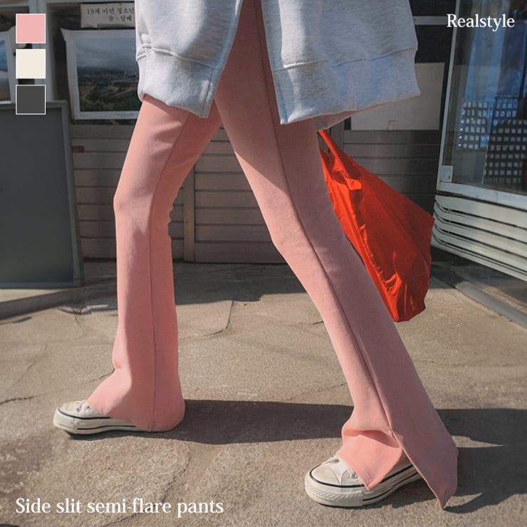 セミフレアパンツ レディース ボトムス | REAL STYLE | 詳細画像1 