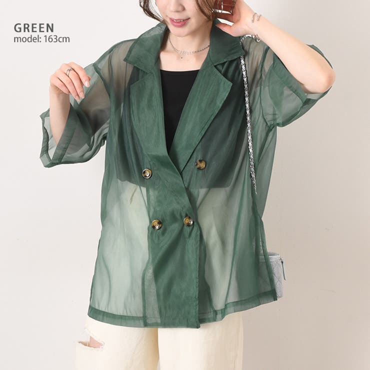 シアー ジャケット レディース[品番：JOKW0015477]｜REAL STYLE