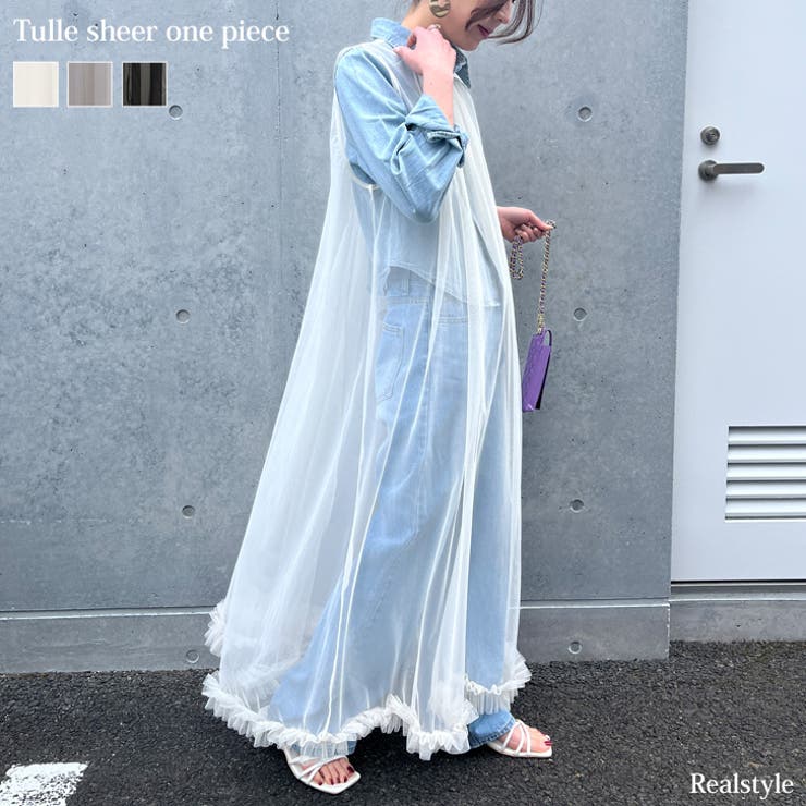 ワンピース レディース シアー[品番：JOKW0015478]｜REAL STYLE