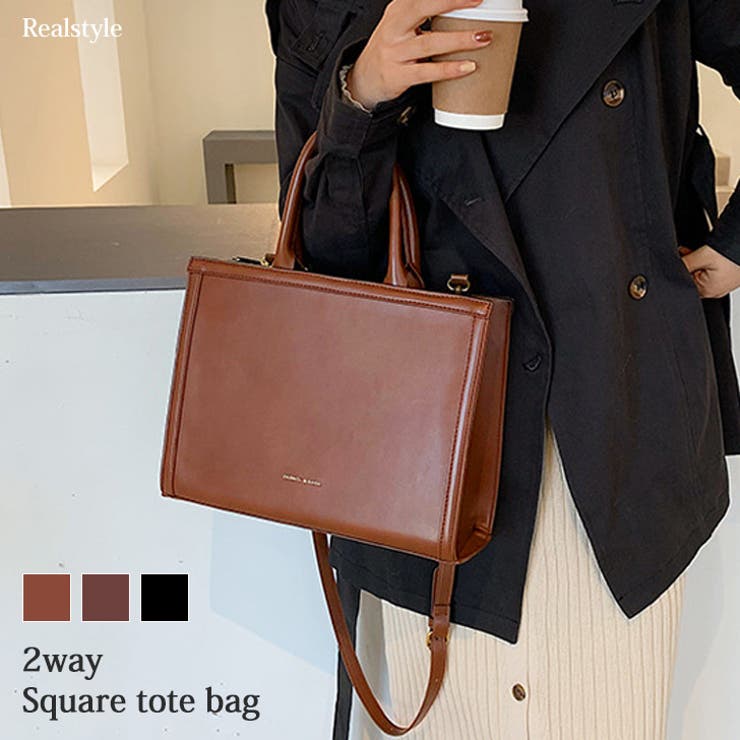 ショルダートートバッグ メンズ レディース[品番：JOKW0015583]｜REAL 