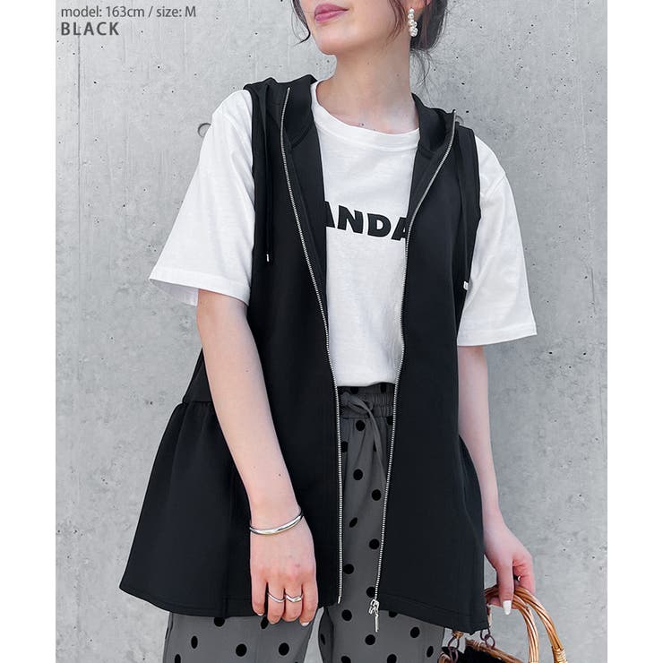 ベスト レディース パーカー[品番：JOKW0015692]｜REAL STYLE
