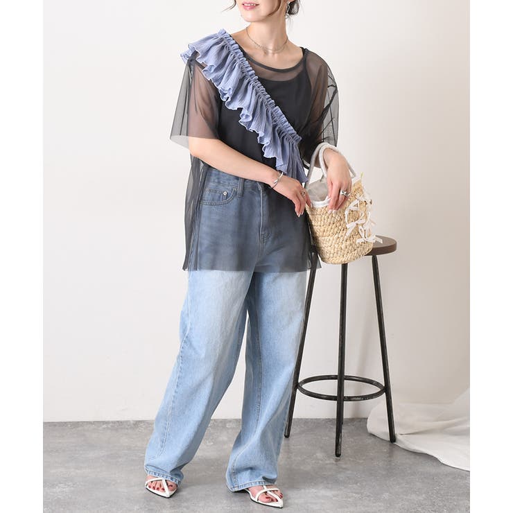 チュール トップス レディース[品番：JOKW0015715]｜REAL STYLE