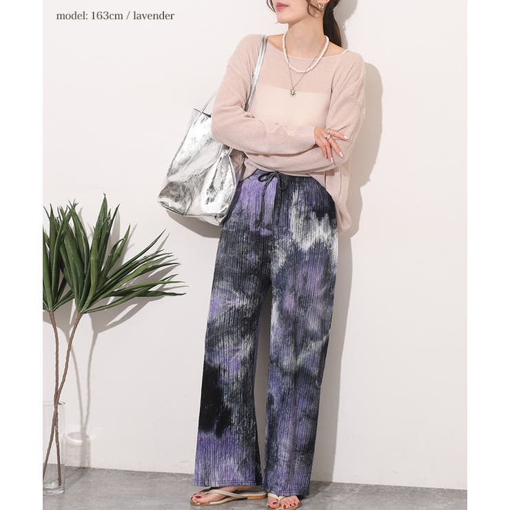 ワイドパンツ レディース タイダイ柄 | REAL STYLE | 詳細画像3 