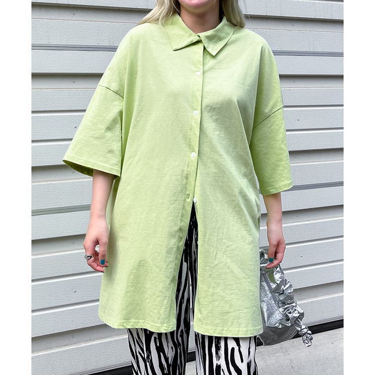 ロングシャツ レディース カットソー[品番：JOKW0015761]｜REAL
