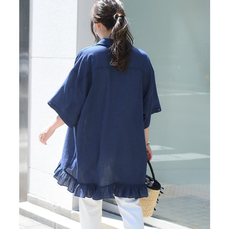 シアーシャツ レディース 半袖 | REAL STYLE | 詳細画像12 