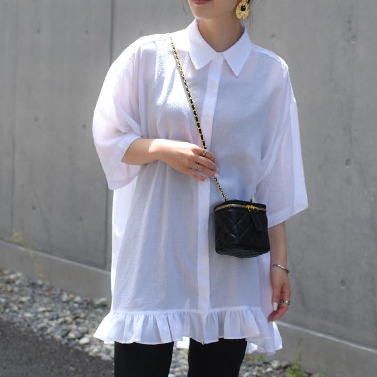 シアーシャツ レディース 半袖 | REAL STYLE | 詳細画像8 