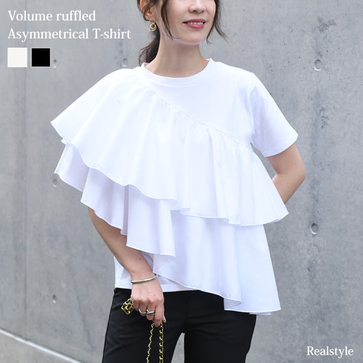 Tシャツ レディース 半袖[品番：JOKW0015821]｜REAL STYLE