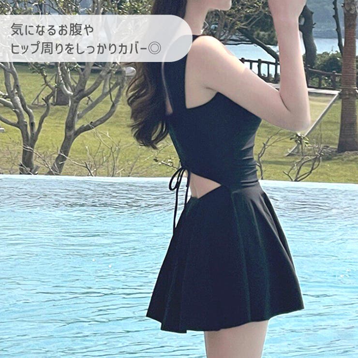 水着 ワンピース レーシードット タンキニ elegant レースレディース Lace Ladies 花柄ワンピースデザイン