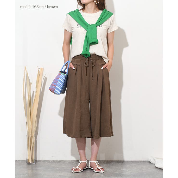 ガウチョパンツ レディース 夏[品番：JOKW0015863]｜REAL STYLE