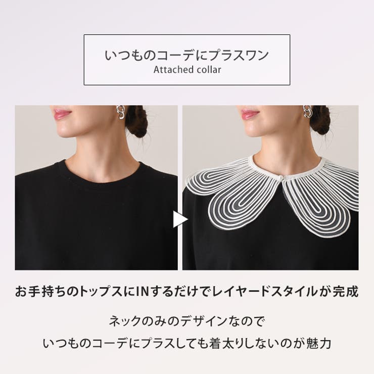 つけ襟 付け襟 襟だけ | REAL STYLE | 詳細画像5 