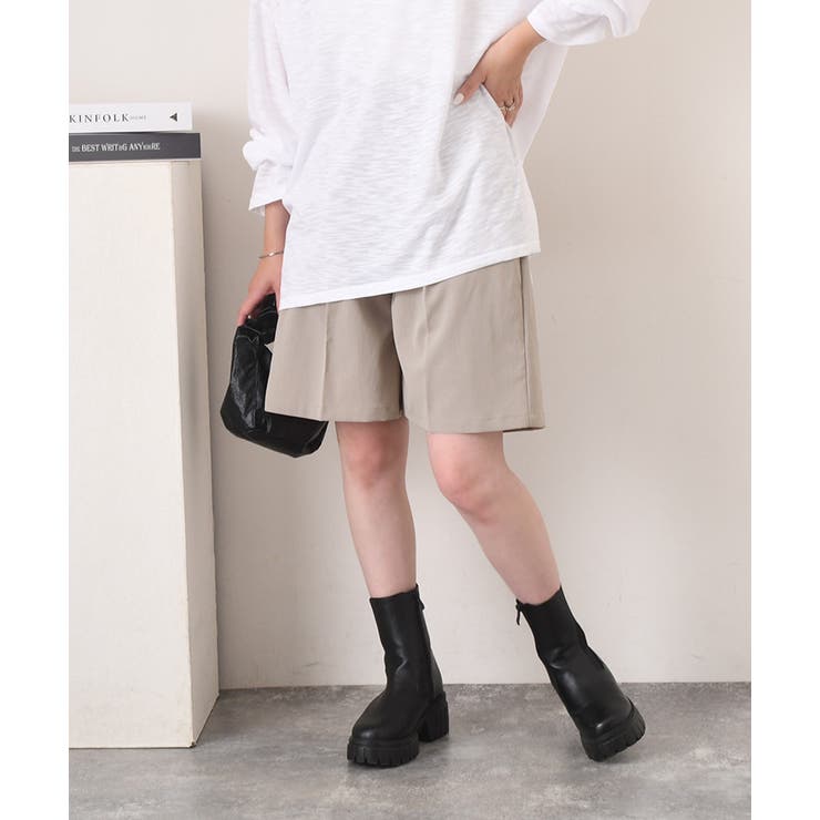 もなかella haileeハーフパンツ ハーフパンツ レディース 夏[品番：JOKW0014089]｜REAL STYLE