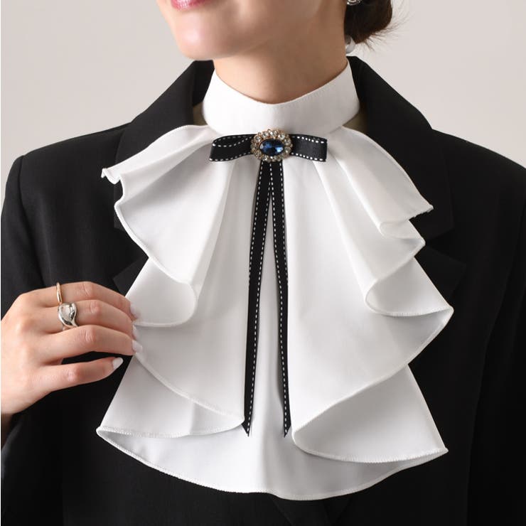 つけ襟 付け襟 フリル[品番：JOKW0016016]｜REAL  STYLE（リアルスタイル）のレディースファッション通販｜SHOPLIST（ショップリスト）