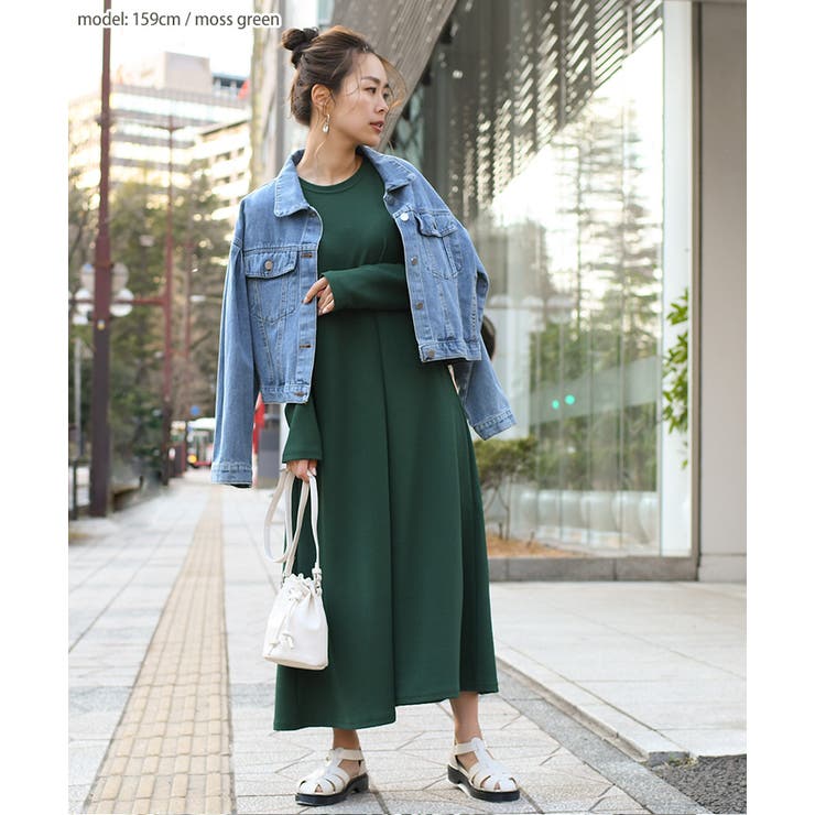 希少サイズ40 Paul Smith 波瑠着用モデル Dreamer ワンピース 高身長 綿100％バックリボンデザインマキシワンピース（トール