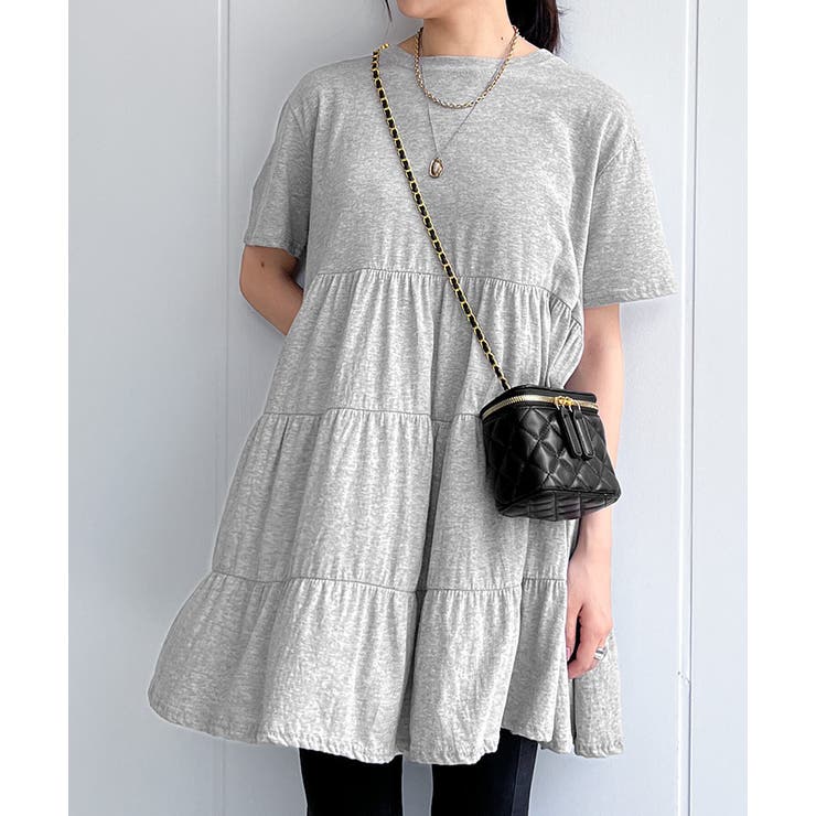 チュニック 半袖 かわいい[品番：JOKW0009130]｜REAL STYLE