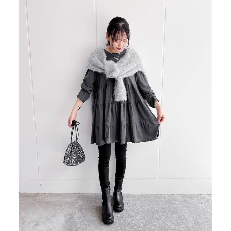 チュニック 長袖 かわいい[品番：JOKW0009513]｜REAL STYLE
