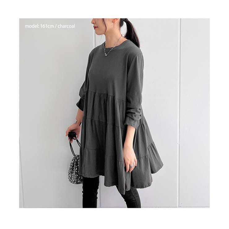 チュニック 長袖 かわいい[品番：JOKW0009513]｜REAL STYLE